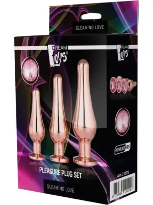 GLEAMING LOVE PLEASURE SET ROSE GOLD