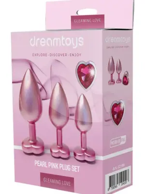 GLEAMING LOVE MATTE PINK PLUG SET
