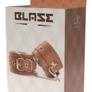 BLAZE ELITE ANKLE CUFFS COGNAC VEGAN LEATHER