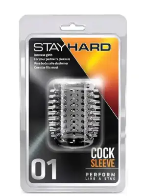 STAY HARD COCK SLEEVE 01 CLEAR