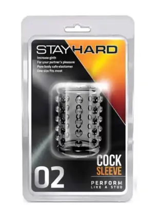 STAY HARD COCK SLEEVE 02 CLEAR