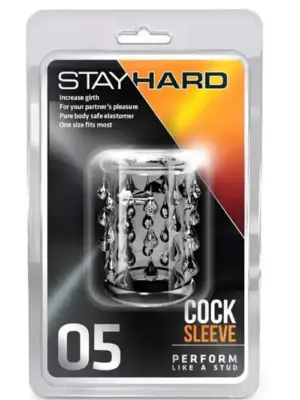 STAY HARD COCK SLEEVE 05 CLEAR