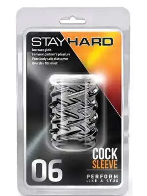 STAY HARD COCK SLEEVE 06 CLEAR