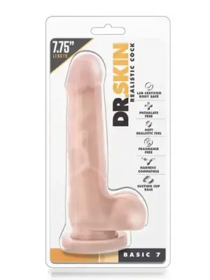 DR. SKIN REALISTIC COCK BASIC 7 FLESH