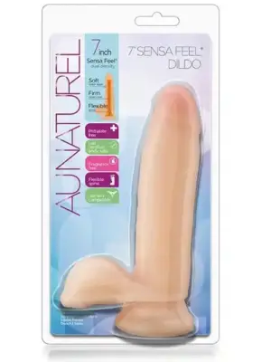AU NATUREL 7INCH SENSA FEEL DILDO BEIG