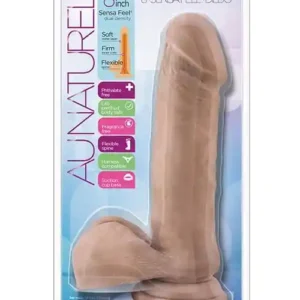 AU NATUREL 8INCH SENSA FEEL DILDO LATIN
