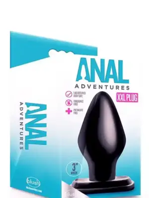 ANAL ADVENTURES XXL PLUG BLACK