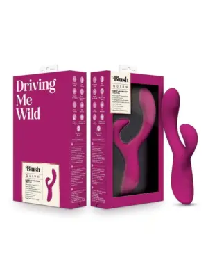 BLUSH QUINN RABBIT VIBRATOR BURGUNDY