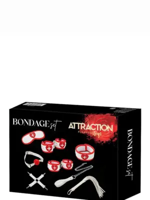 Zestaw Bondage Nurse Series 8 elementów PVC