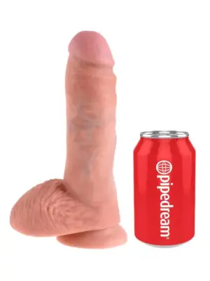 KING COCK 8 INCH COCK WITH BALLS LIGHT