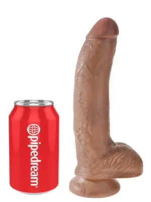 KING COCK 9 INCH COCK WITH BALLS TAN