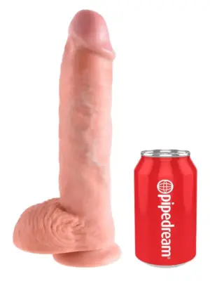KING COCK 10 INCH COCK WITH BALLS LIGHT