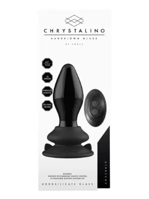 Stretchy - With Suction Cup and Remote - 10 Speed - Black