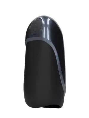 Vibrating Masturbator Sleeve - Licorice Black