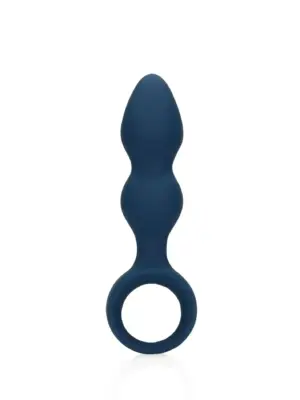 Teardrop Shaped Anal Plug - Large - Baltic Blue