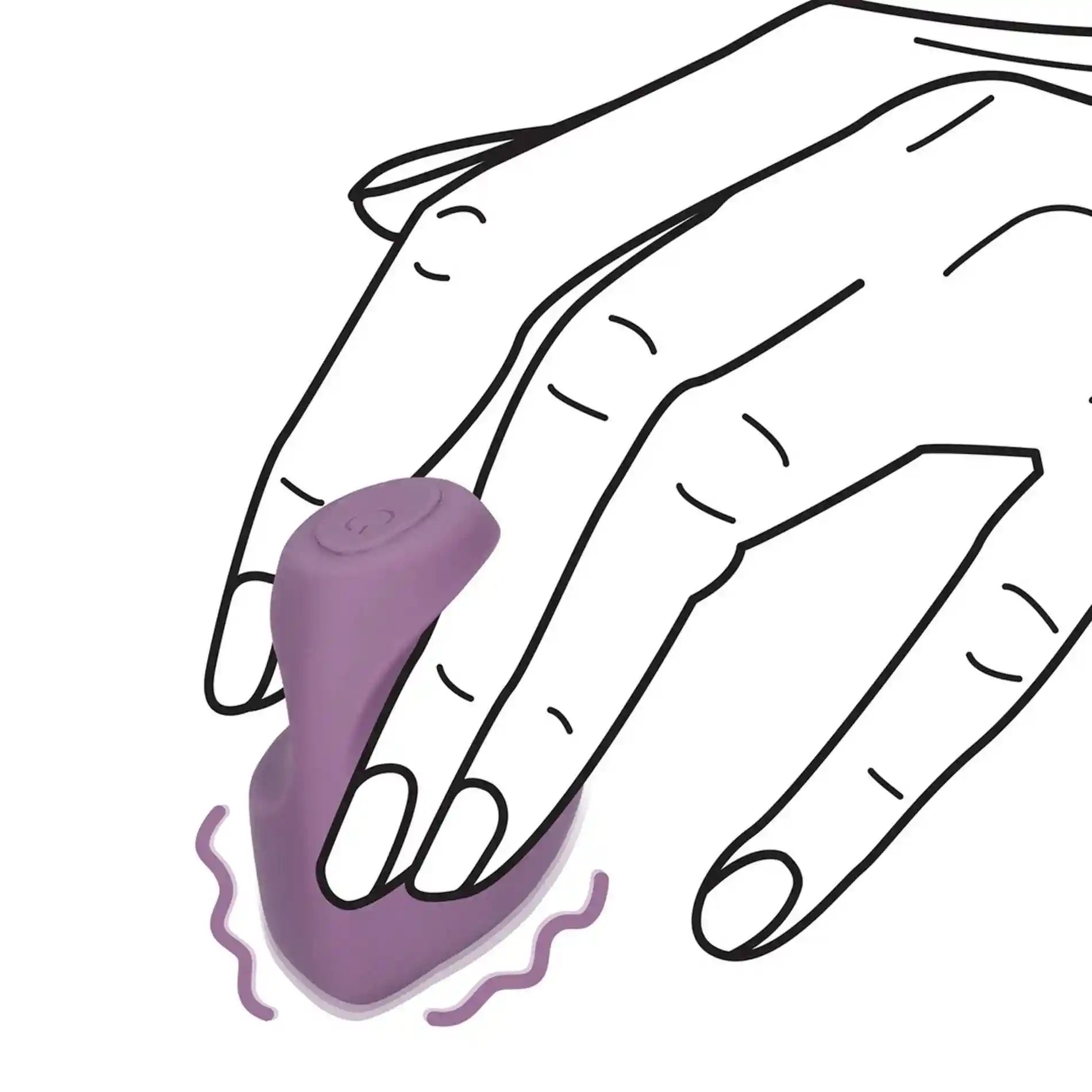 Finger Vibrator - Mystic Purple - obrazek 2