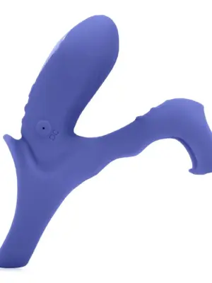 Vibrating Cockring with Clit Stimulation - Tamiya Blue