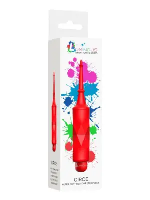 Circe - ABS Bullet With Sleeve - 10-Speeds - Red