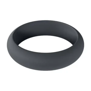Wide O Silicone Cockring - XL - 50mm - Black