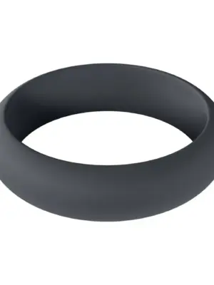 Wide O Silicone Cockring - XL - 50mm - Black