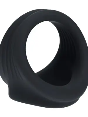 Silicone Cock and Ball Harness - Black