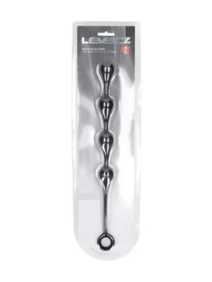 Waterdrop Silicone Anal Balls -M - 30mm - Black