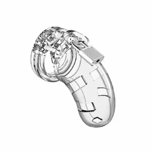 Model 01 - Chastity - 3.5"" - Cock Cage - Transparent