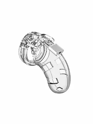 Model 01 - Chastity - 3.5"" - Cock Cage - Transparent