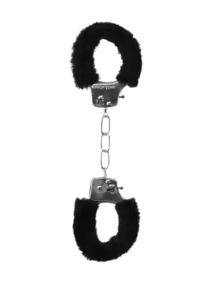 Pleasure Handcuffs Furry Black