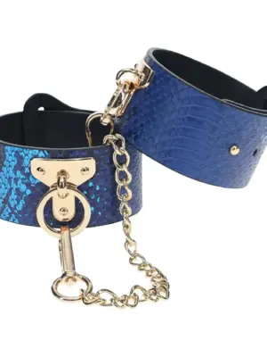 Florence Collection - Leg Cuffs - Blue