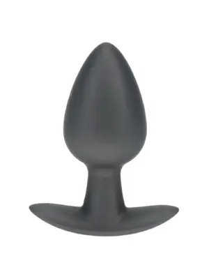 Smooth Silicone Anal Plug - Medium - 3.1 / 7,9 cm - Gunmetal