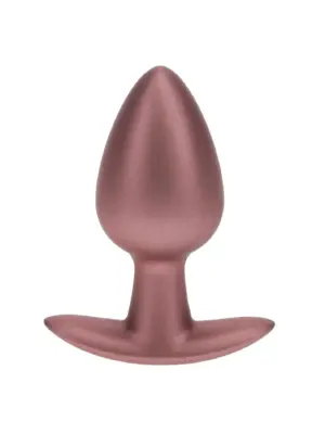 Wtyczka Analna Silikonowa - Średnia - Rose Gold - 3.1" / 7,9 cm