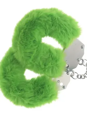 Heavy-duty Fluffy Handcuffs - Green