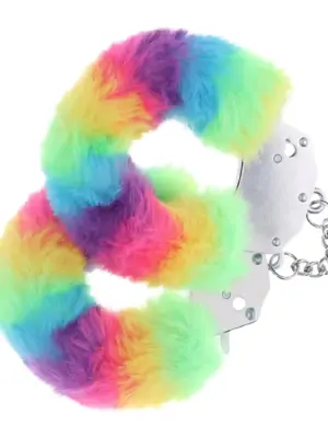 Heavy-duty Fluffy Handcuffs - Multicolor 1