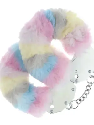 Heavy-duty Fluffy Handcuffs - Multicolor 2