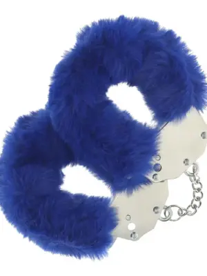 Heavy-duty Fluffy Handcuffs - Navy