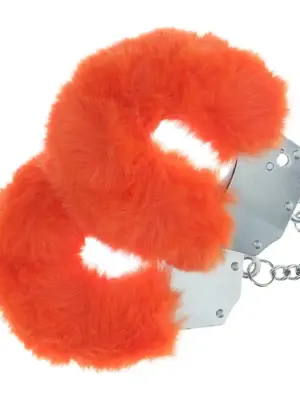 Heavy-duty Fluffy Handcuffs - Orange