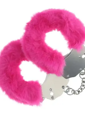 Heavy-duty Fluffy Handcuffs - Pink