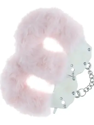 Heavy-duty Fluffy Handcuffs - Powder Pink