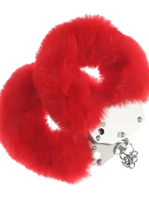 Heavy-duty Fluffy Handcuffs - Red