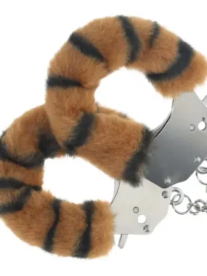 Heavy-duty Fluffy Handcuffs - Tiger