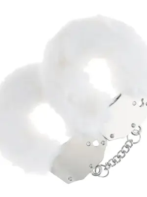 Heavy-duty Fluffy Handcuffs - White