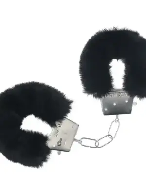 Classic Fluffy Handcuffs - Black