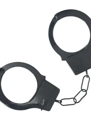 Classic Metal Handcuffs - Black