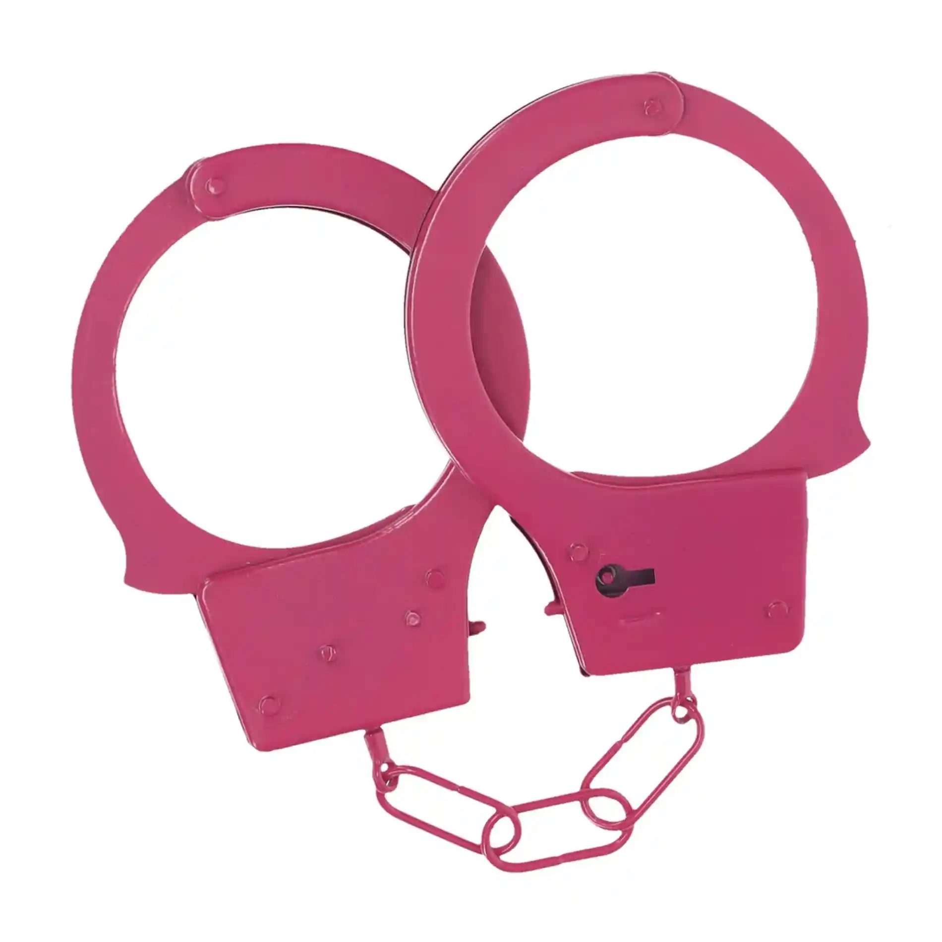 Classic Metal Handcuffs - Pink - obrazek 3