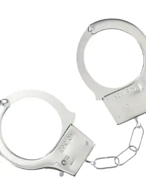 Classic Metal Handcuffs - Silver