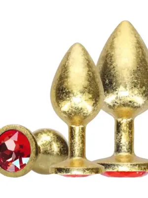 Milan Collection - Metal Anal Plug Set - Gold
