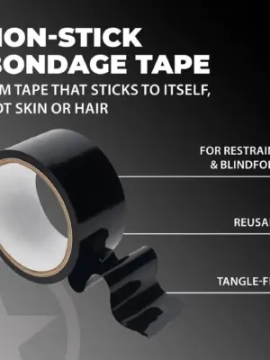 PVC Non-Stick Tape - 20 m - Black
