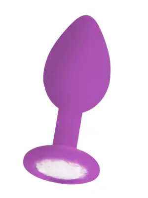 Diamond Butt Plug - Regular purple