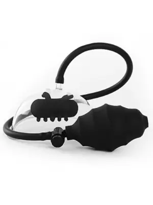 Vibrating Pussy Pump - Black
